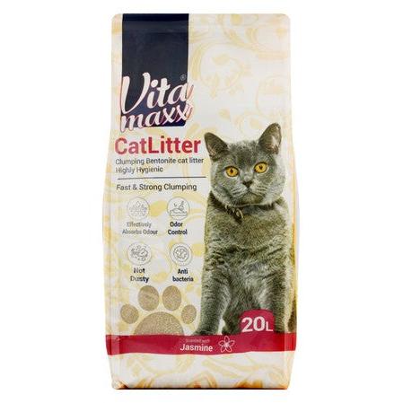 Vita Maxx Bentonite Clumping Cat Litter Jasmine Scent 20 L