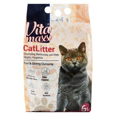 Vita Maxx Antibacterial Bentonite Clumping Cat Litter Jasmine Scent 5L